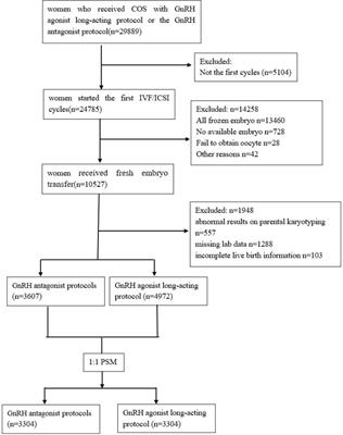 An Individualized Recommendation for Controlled Ovary Stimulation Protocol in Women Who Received the GnRH Agonist Long-Acting Protocol or the GnRH Antagonist Protocol: A Retrospective Cohort Study